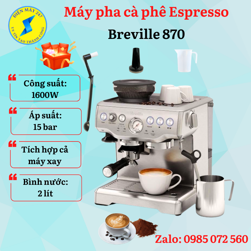 Máy pha cà phê Breville 870