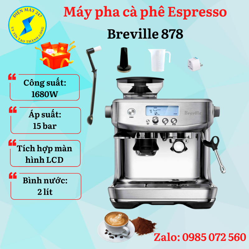 Máy pha cà phê Breville 878