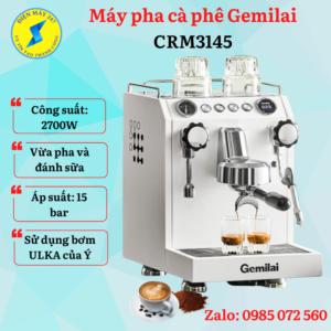 Máy pha cà phê Gemilai CRM3145
