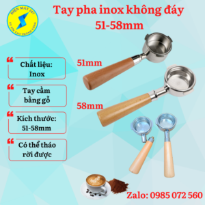 Tay cầm máy pha cà phê không đáy