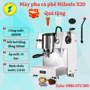 Máy pha cà phê Milesto X20