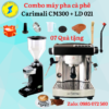 Combo Máy pha cà phê Carimali CM300 và Máy xay cà phê LD021